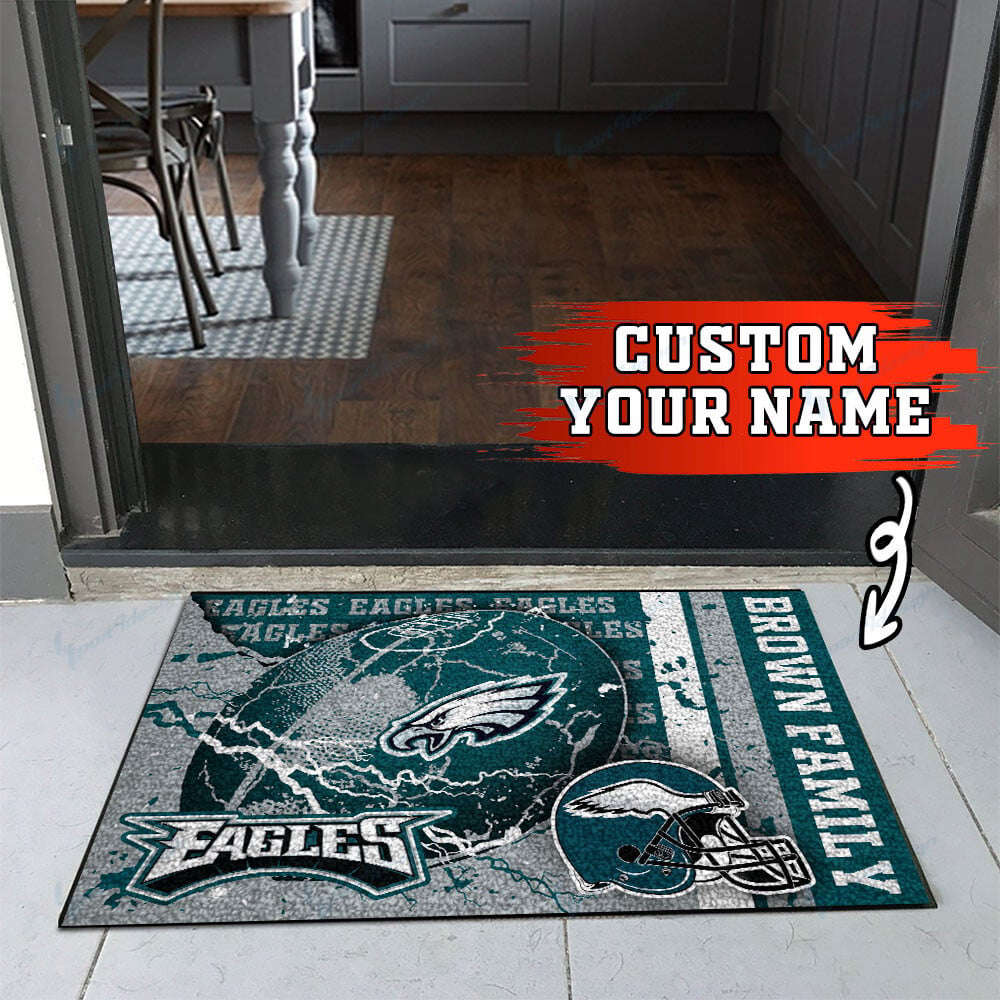 Philadelphia Eagles Personalized Doormat, Gift For Home Decor