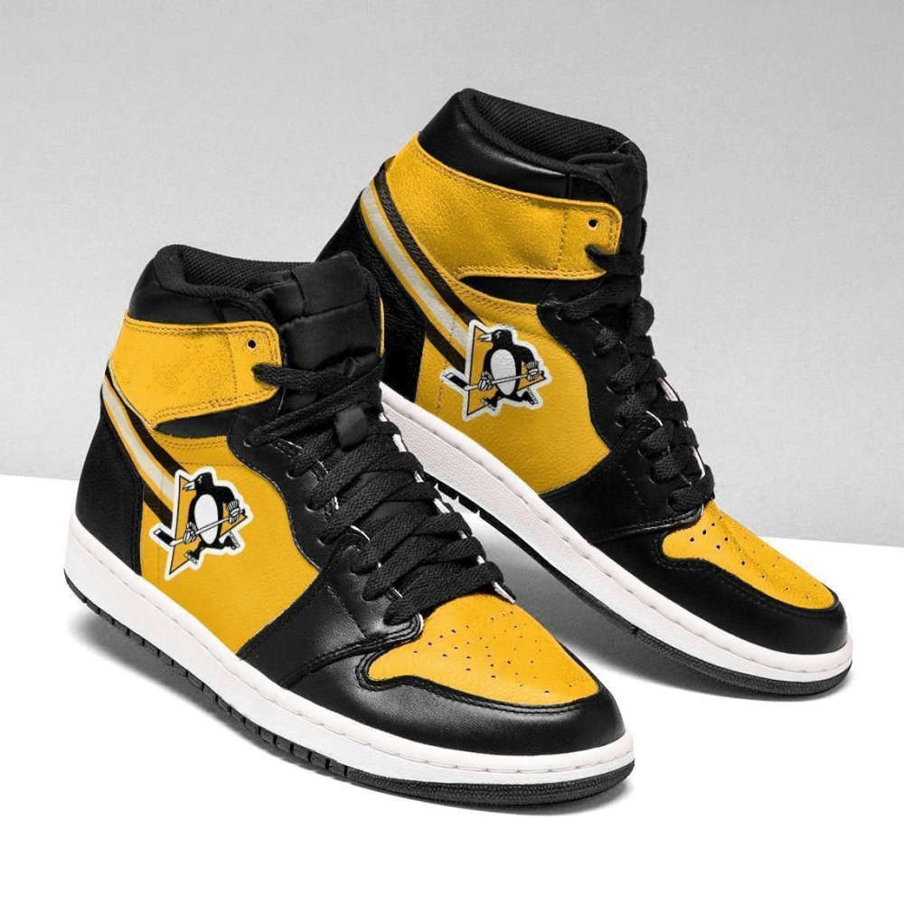 Pittsburgh Penguins Nhl Air Jordan Sneakers Team Custom Design Shoes Sport Eachstep Gift For Fans