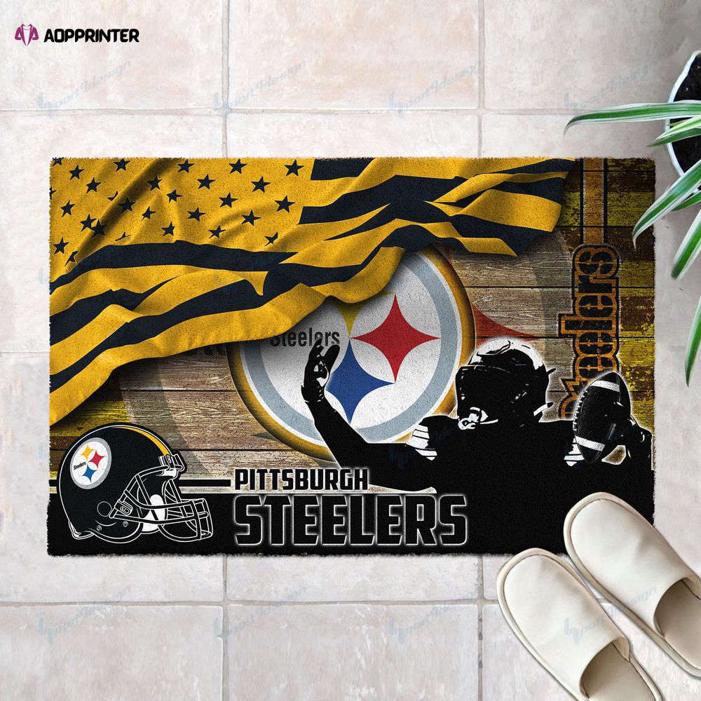 Pittsburgh Steelers Doormat, Best Gift For Home Decor