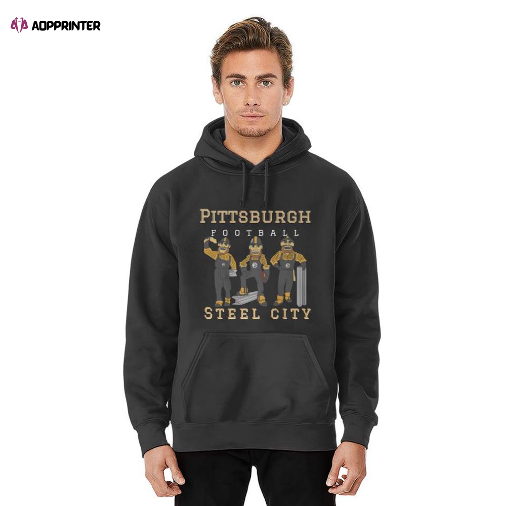 Pittsburgh Steelers Retro Steel City Hoodie, Gift For Men And Women