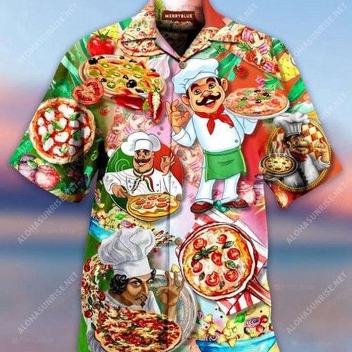 Pizza A Slice A Day Keeps The Sad Away Unisex Hawaiian Shirt, Gift For Men And Women