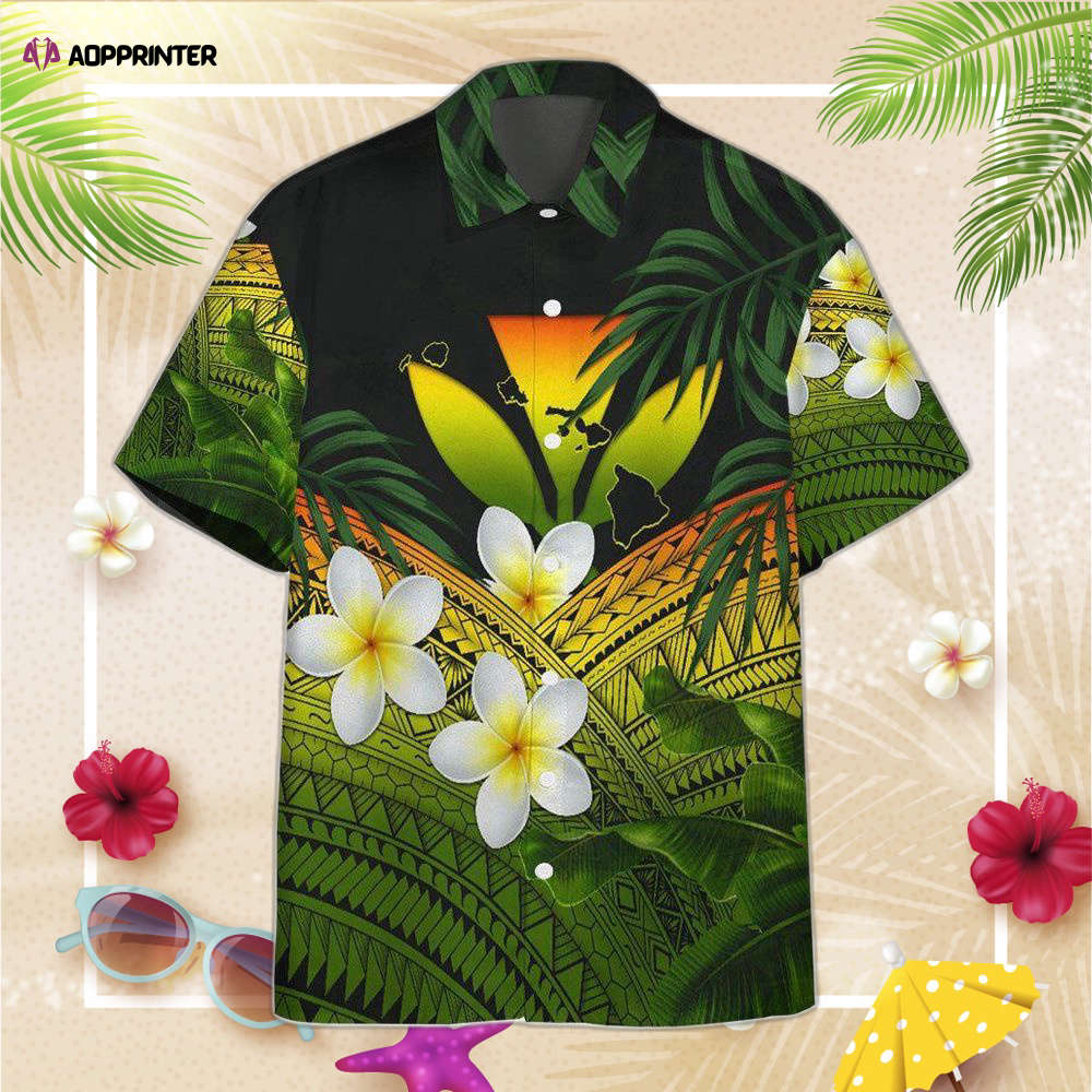 Plumeria Native Custom Hawaiian Shirt, Gift For Men And Women