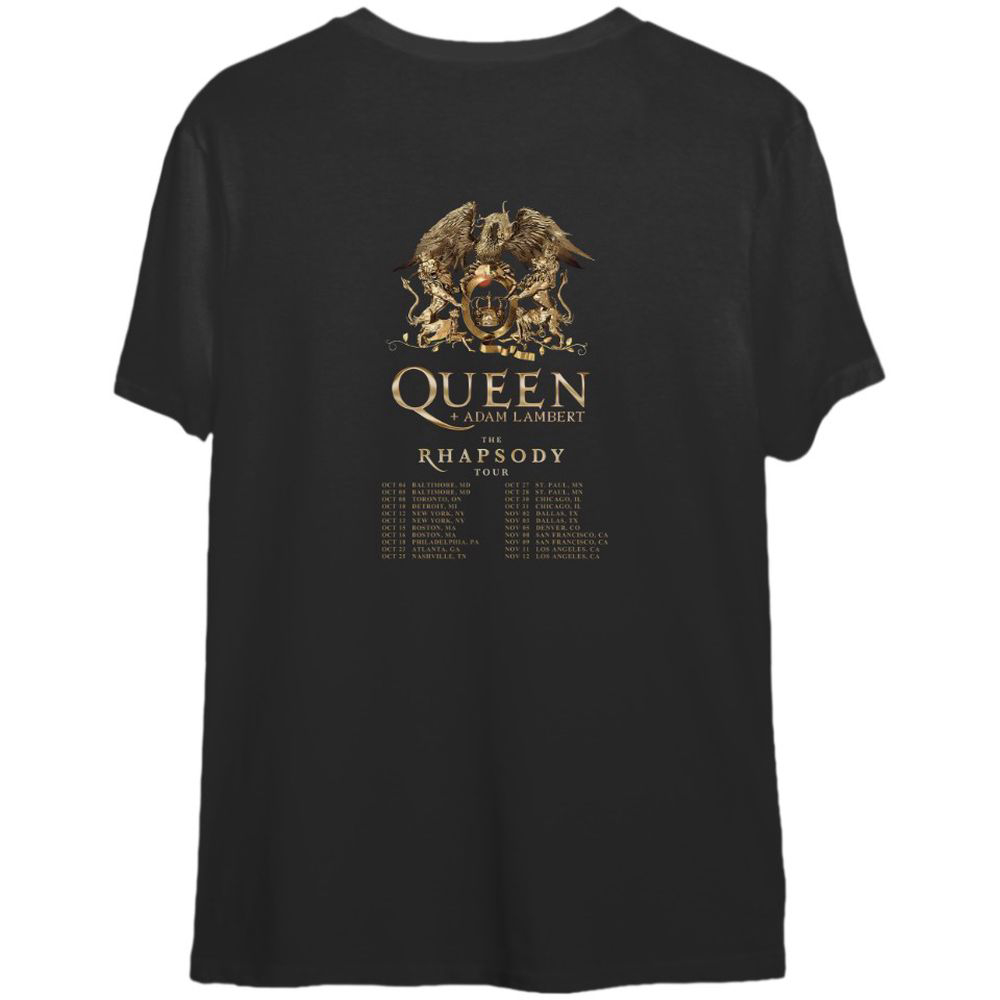 Queen The Rhapsody Tour 2023 T-Shirt, For Men And Women