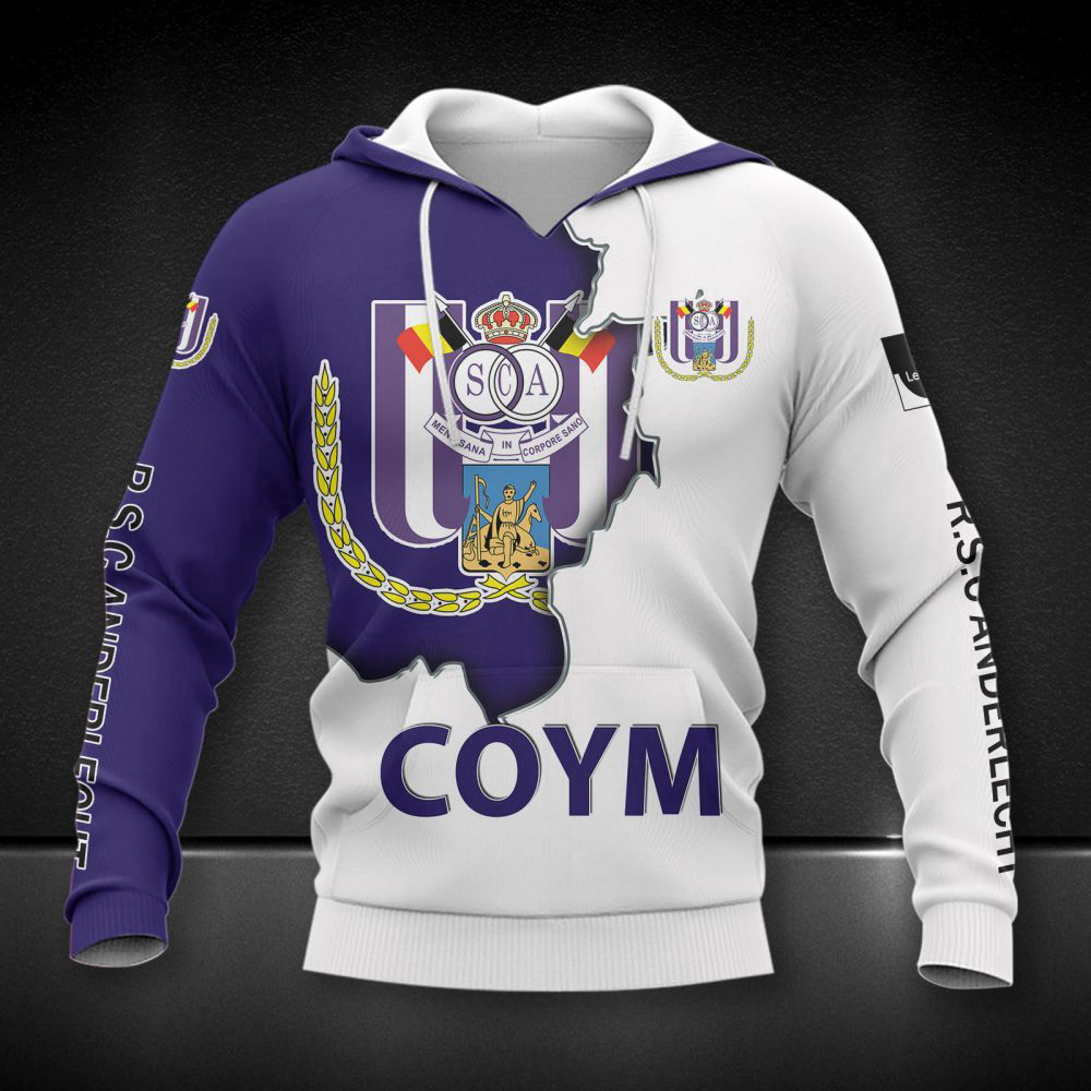 R.S.C. Anderlecht Printing  Hoodie, Gift For Men And Women