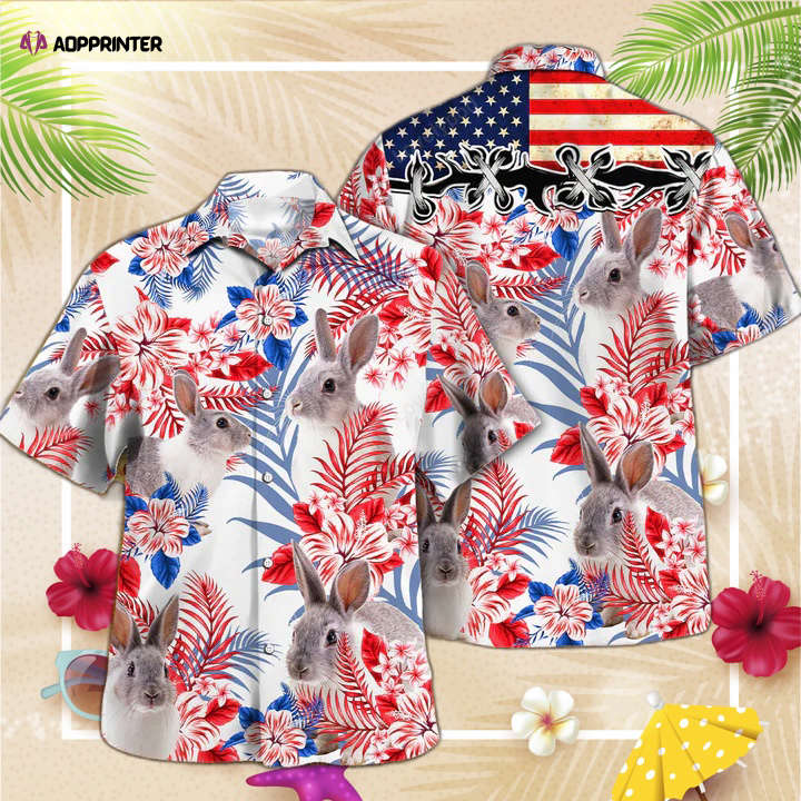 Rhodesian Ridgeback Flower American Hawaiian Shirt, Summer Aloha Shirt, For Men Women