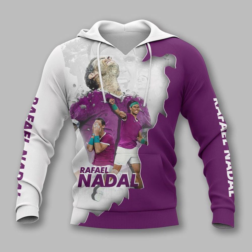 Rafael Nadal Printing  Hoodie, For Men And Women