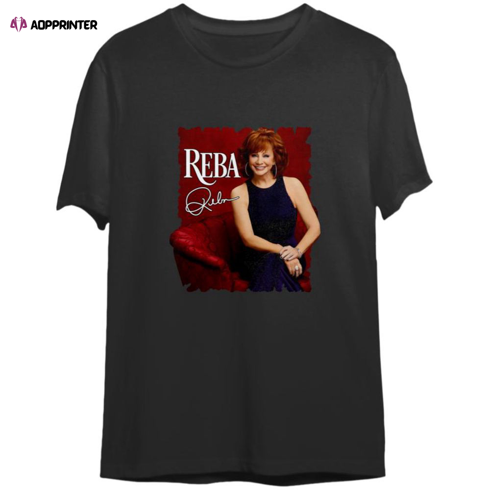 Reba Signature Tour Shirt, Tour 2023 Reba Live In Concert Shirt, For Men And Women