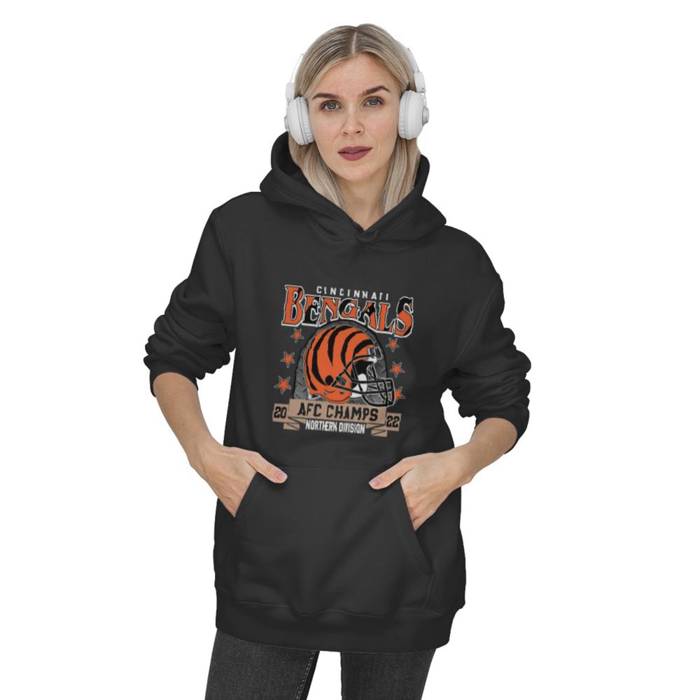 Retro NFL Cincinnati Bengals AFC Champs 2023 Hoodie, Gift For Men And Women