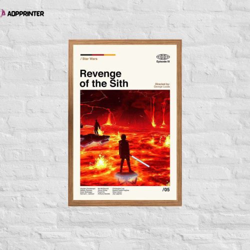 Revenge of the Sith – Star Wars Vintage Poster – Gift For Decor