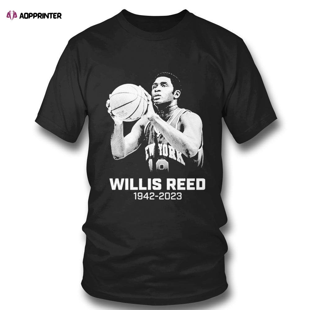 Rip Willis Reed Thank You For The Memories 1942 2023 T-shirt For Fans