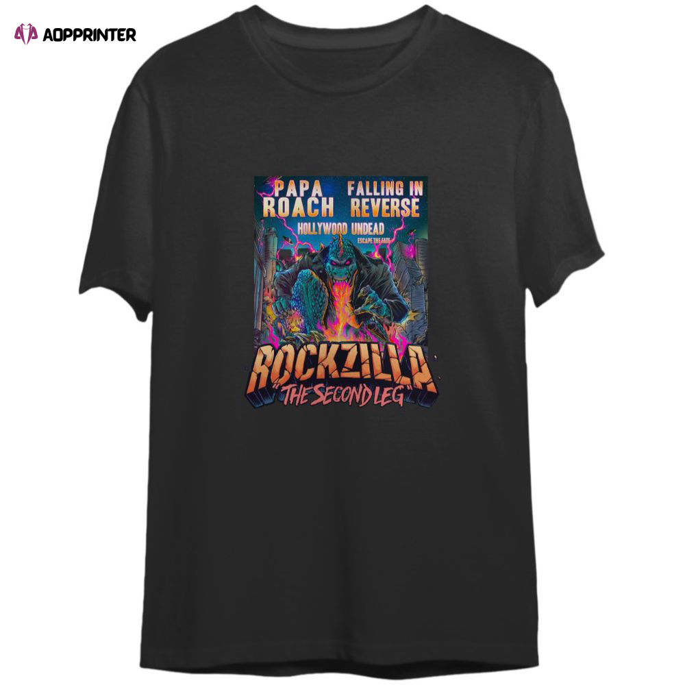 Rockzilla The Second Leg Tour 2023 T-Shirt For Men And Women