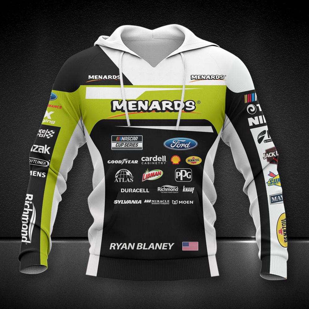 Ryan Blaney – Team Penske Printing Hoodie, For Men And Women