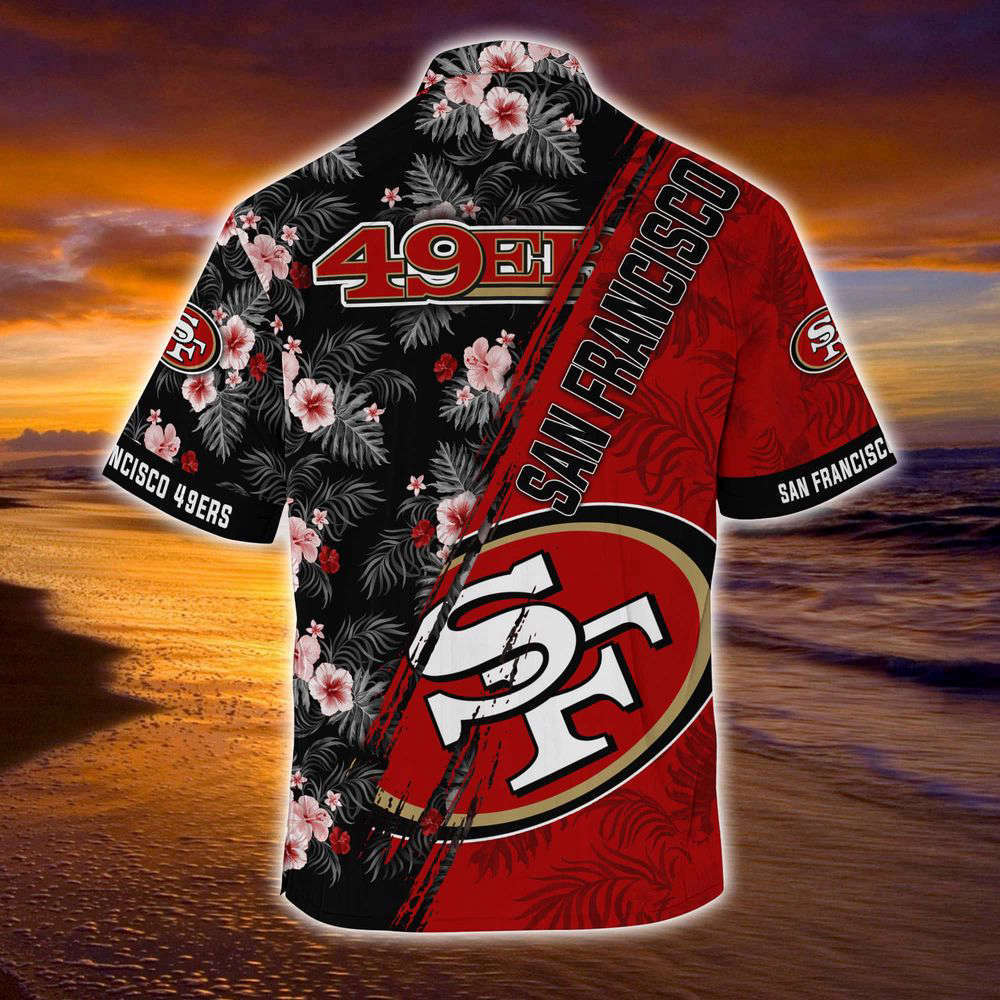 San Francisco 49ers NFL-Summer Hawaii Shirt Mickey And Floral Pattern For Sports Fans