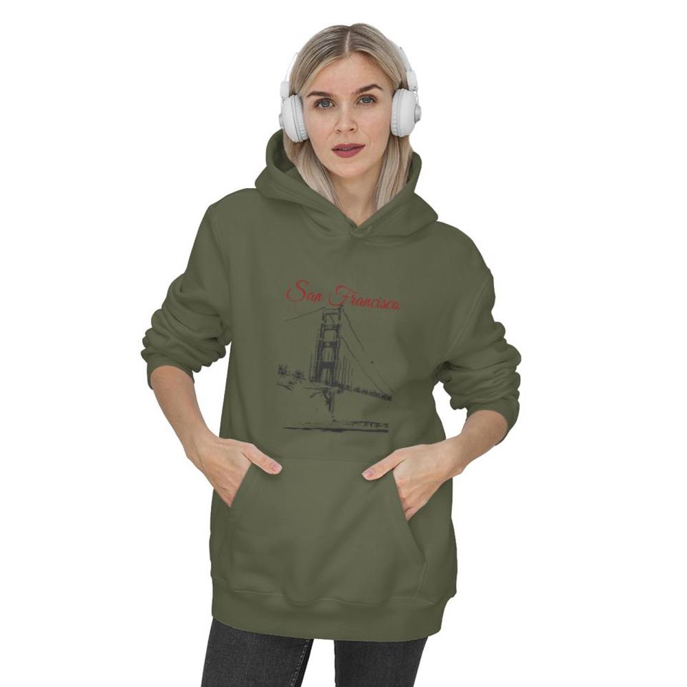 San Francisco Golden Gate Bridge California Souvenir Gift Hoodie, Gift For Men And Women