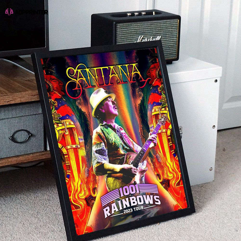 Santana 2023 Tour Poster – Gift For Home Decoration