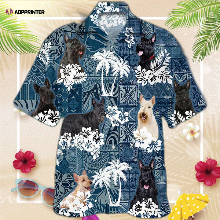 Whippet Hawaiian Shirt, Gift For Men Women, Whippet Flowers Aloha Shirt