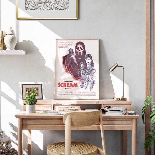 Scream / Scream Poster Retro Vintage Poster – Gift For Home Decoration