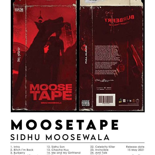 Sidhu Moosewala Moosetape Album Poster – Gift For Home Decoration