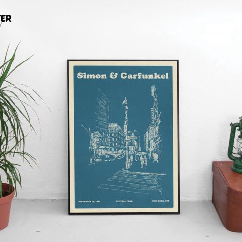 Simon and Garfunkel Music Poster, Best Gift For Home Decoration