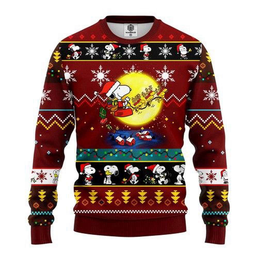 Snooby Ugly Christmas Sweater: All Over Print Sweatshirt Perfect Gift for Men & Women