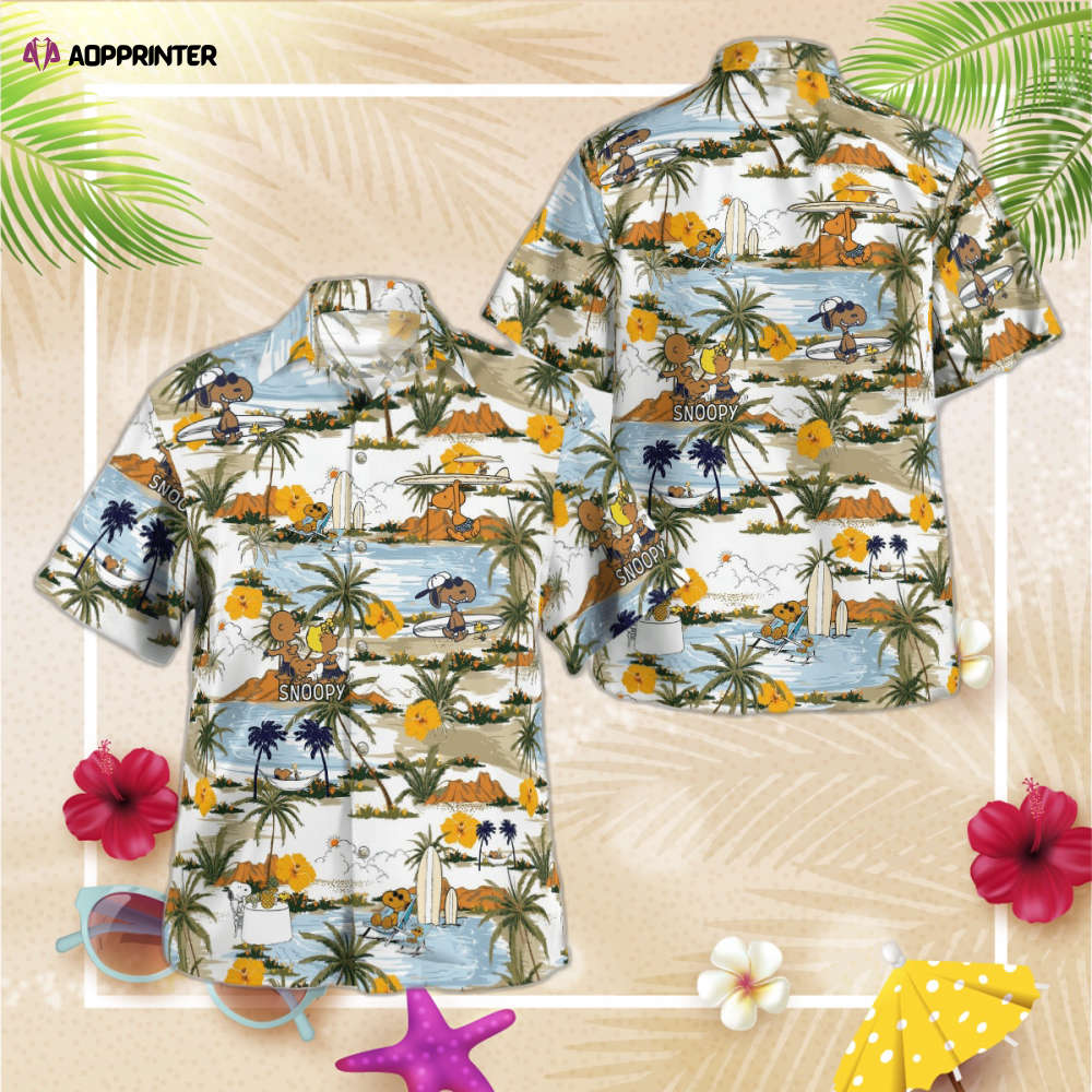 Snoopy Fashion Hawaiian Shirt, Gift For Men Women