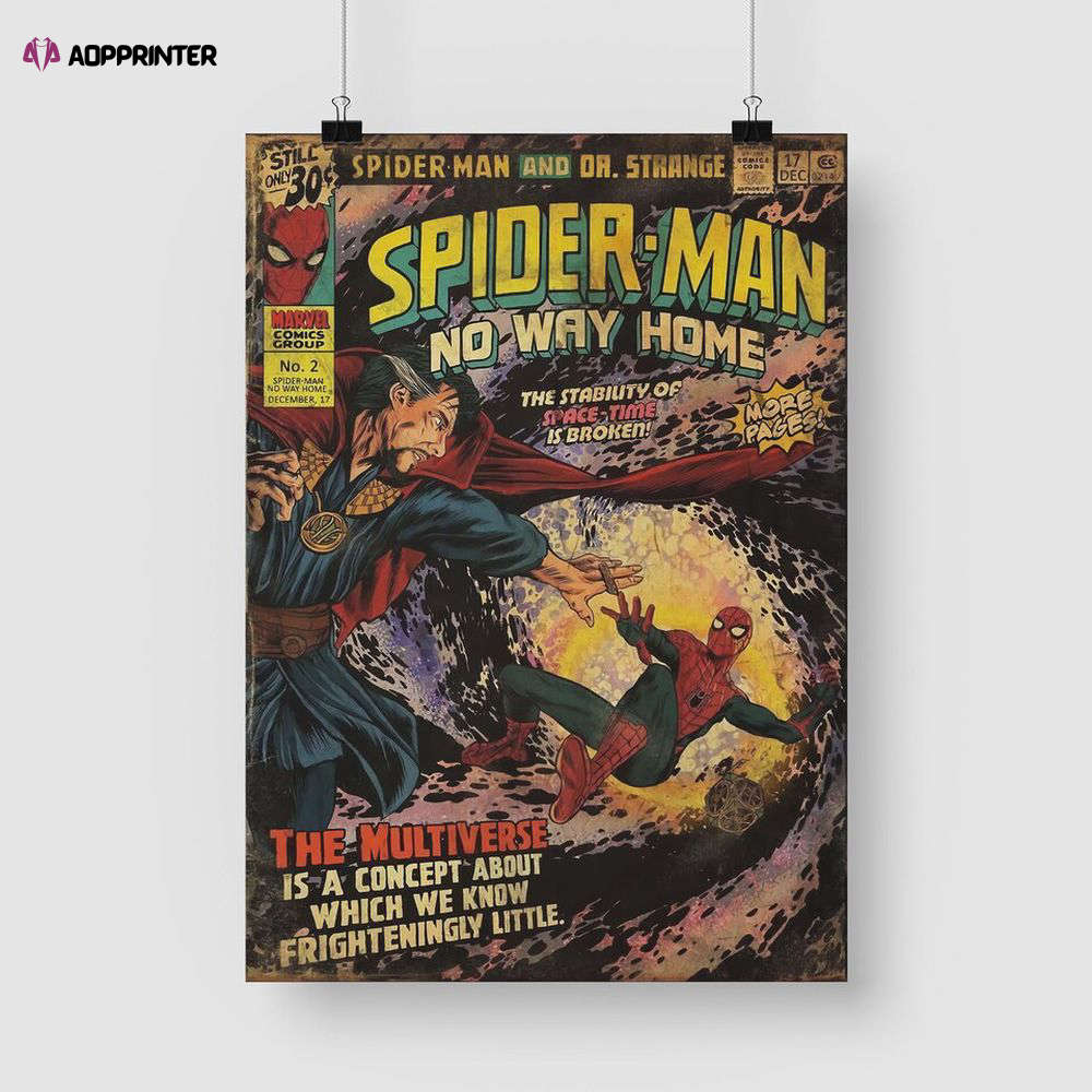 Spider Man Poster  – Spider Man – Spiderman No Way Home Poster – Gift For Fans