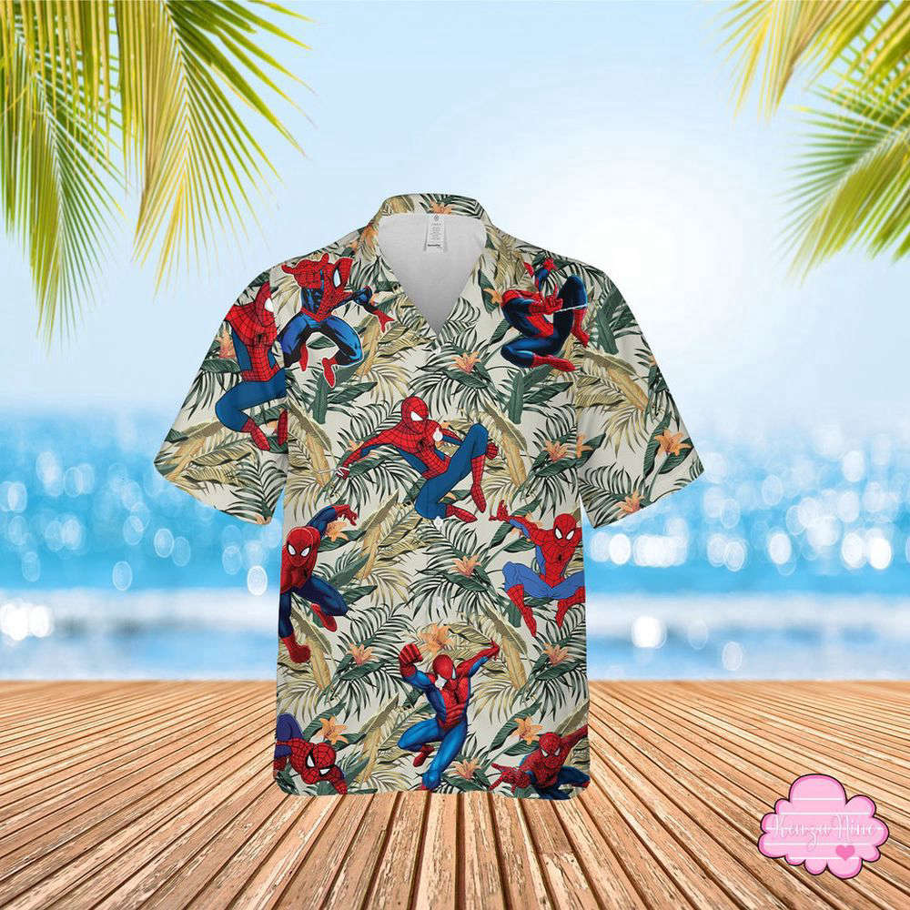 Spiderman Hawaiian Shirt, Best Gift For Men Women