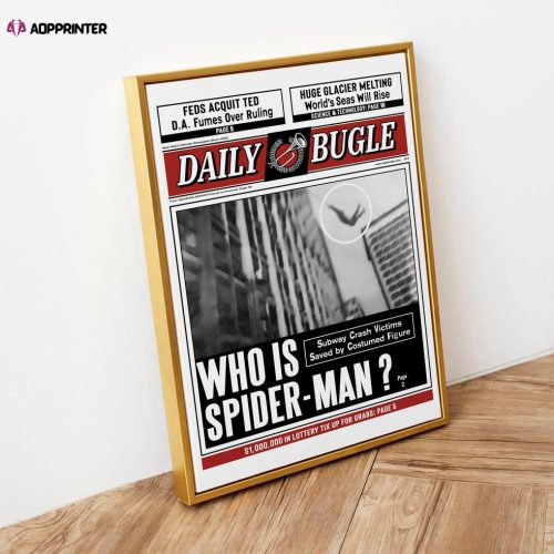 Spiderman Vintage Poster, Best Gift For Home Decorations
