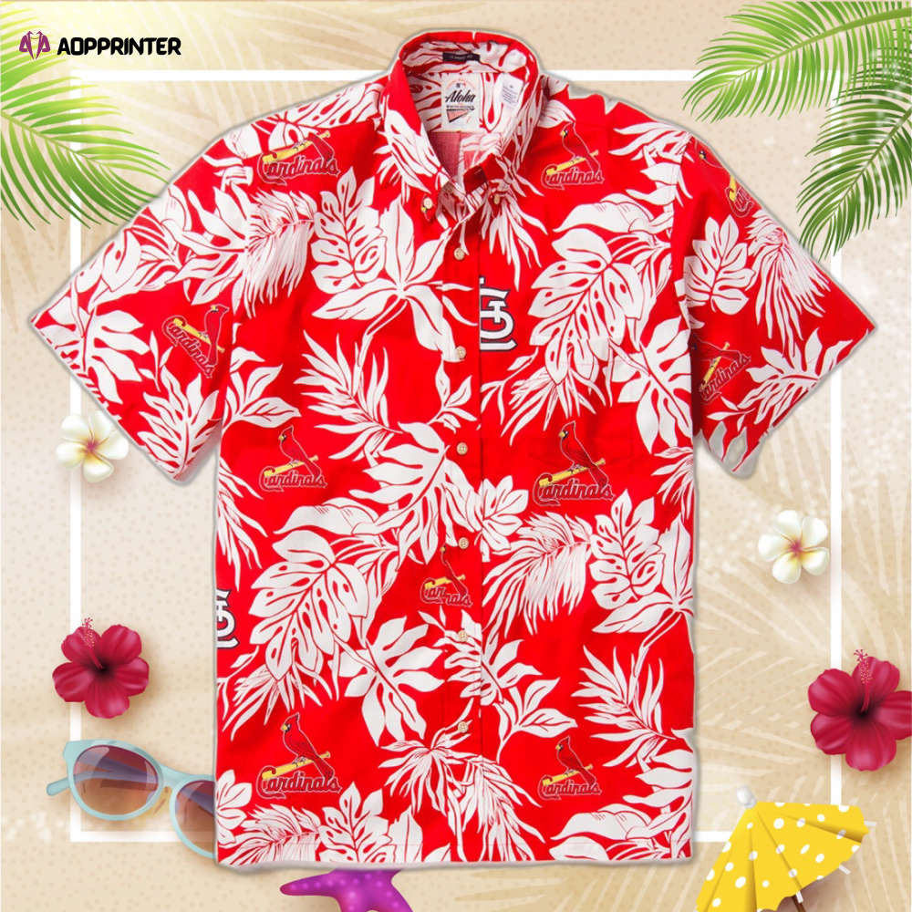 St. Louis Cardinals Aloha Hawaiian Shirt, Gift For Men And Women