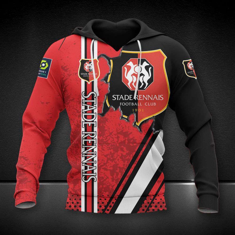 Stade Rennais F.C Printing  Hoodie, Gift For Men And Women