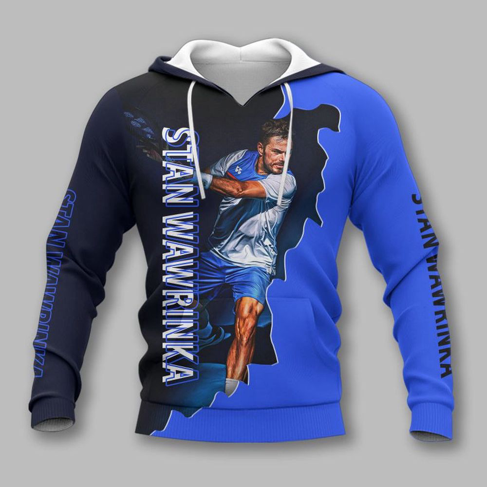 Stan Wawrinka Printing  Hoodie, For Men And Women