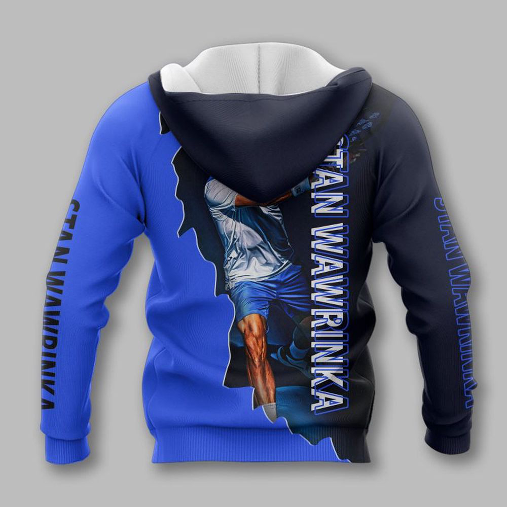 Stan Wawrinka Printing  Hoodie, For Men And Women