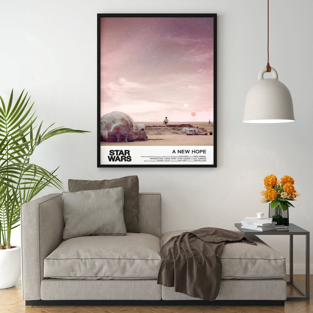 Star Wars A New Hope Poster – Vintage Movie Poster, Gift For Home Decoration