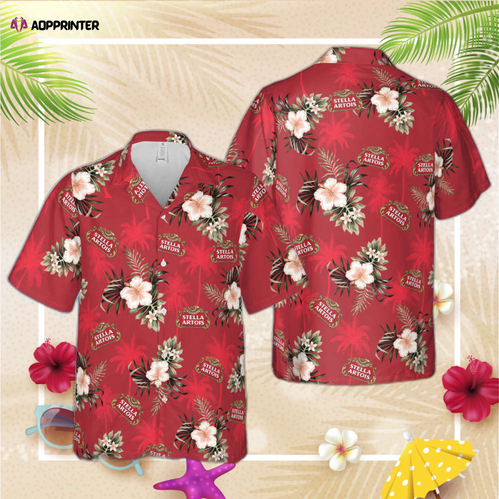 Stella Artois Beer Hawaiian Shirt, Gift For Men And Women