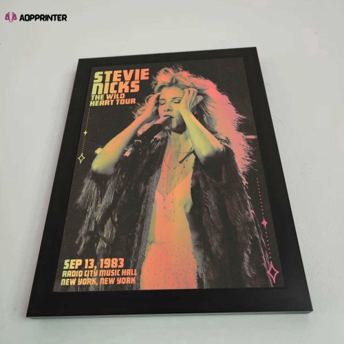 Stevie Nicks Vintage Tour 1983 Poster – Gift For Home Decoration