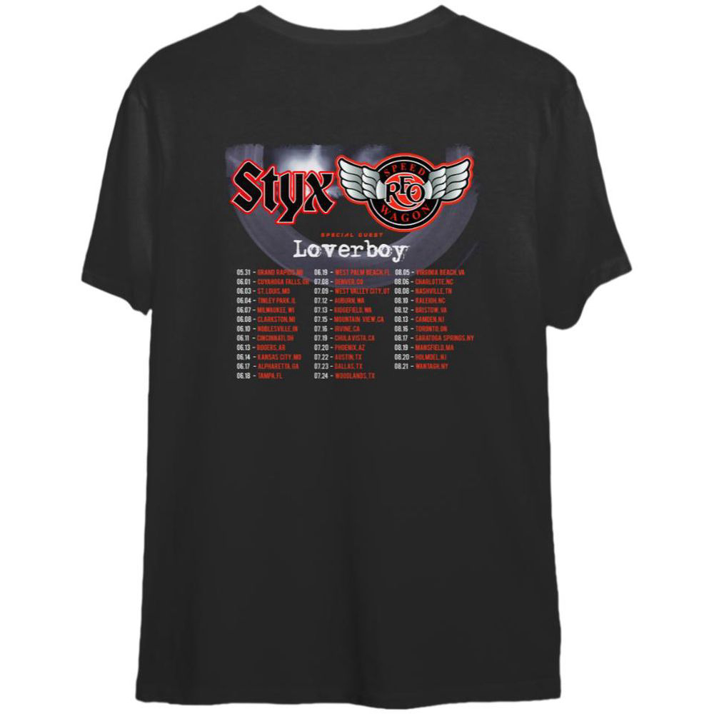 STYX Shirt, Styx Tour 2023 Shirt, Band Music Shirt, Tour 2023 Shirt For Men And Women
