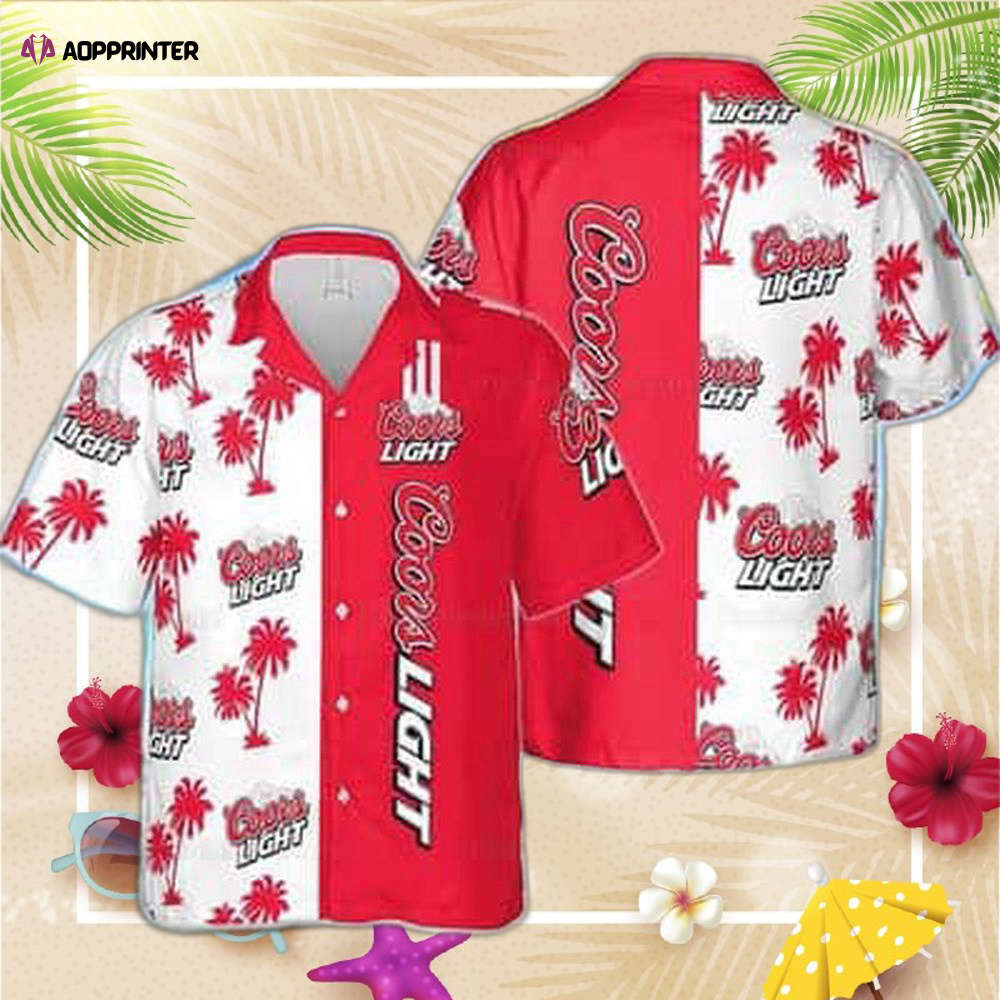 Summer Aloha Coors Light Beer Hawaiian Shirt Beach Gift For Friend