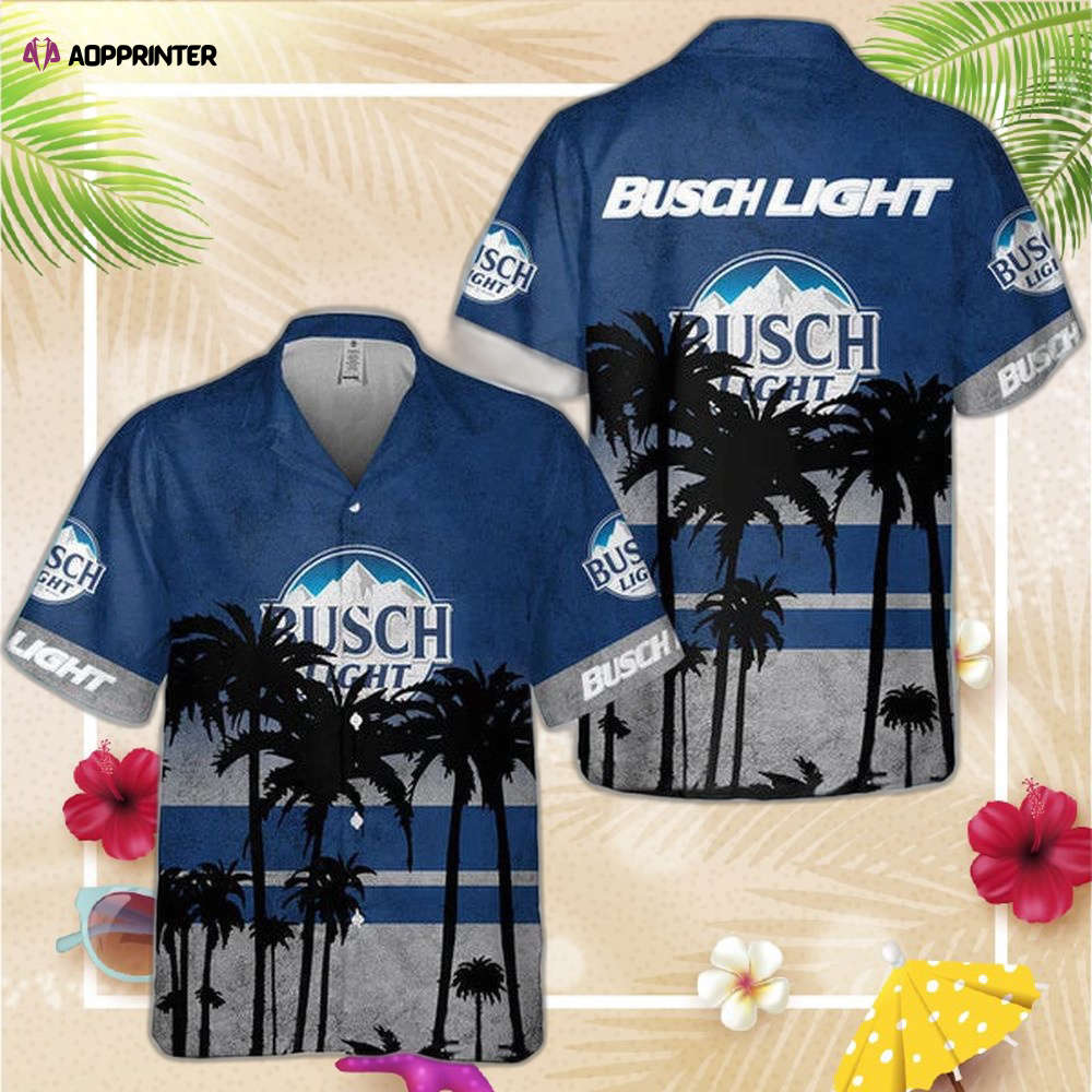 Personalized Tropical Basic Budweiser Beer Hawaiian Shirt For Men Women