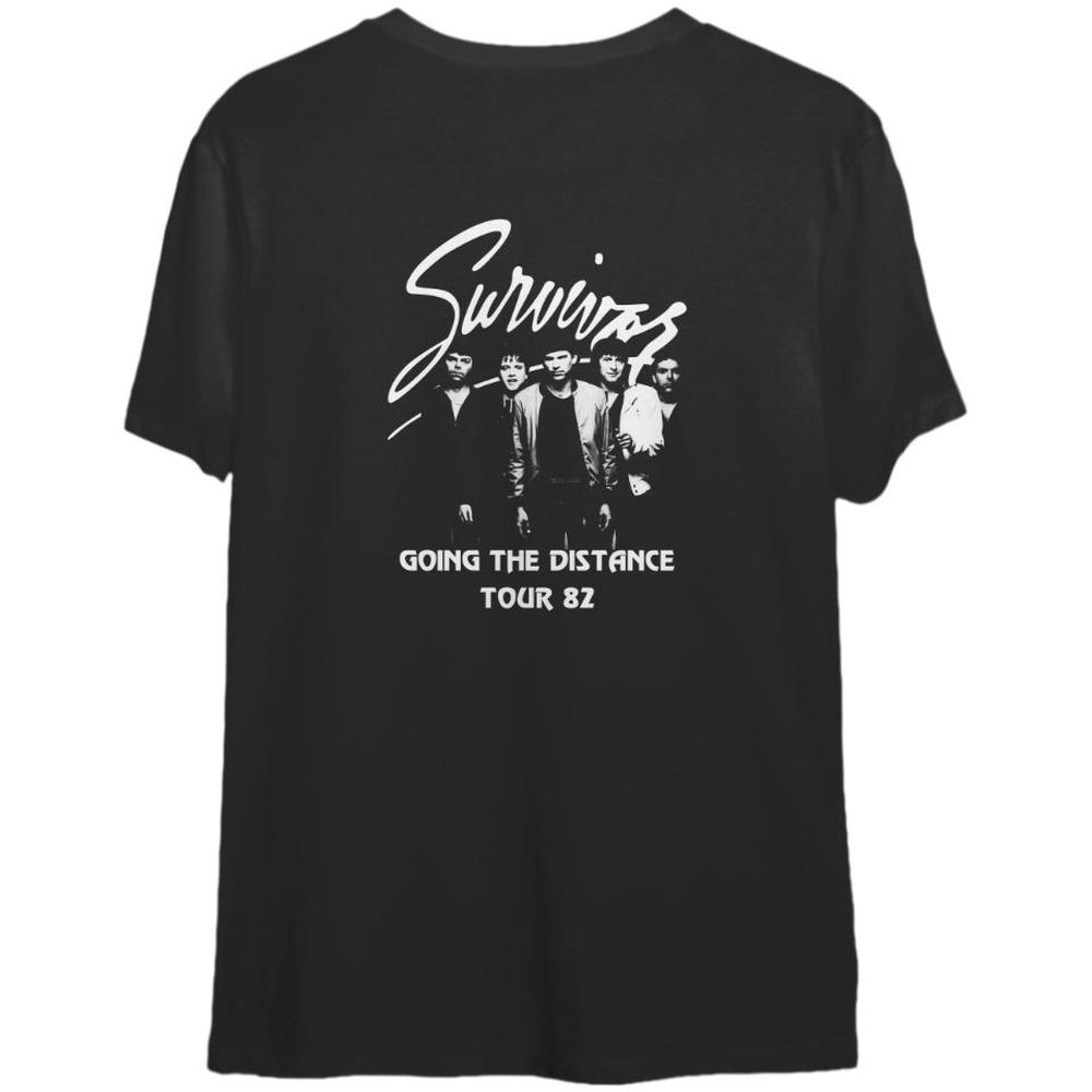 Survivor Eye Of The Tiger Going The Distance Tour ’82 T-Shirt, Survivor Band T-Shirt For Men And Women