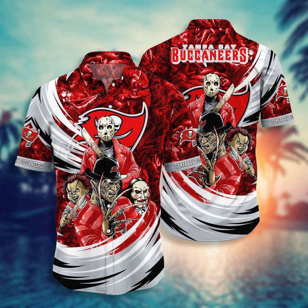 Cleveland Browns NFL Halloween Horror Movies Hawaiian Shirts  For Men And Women