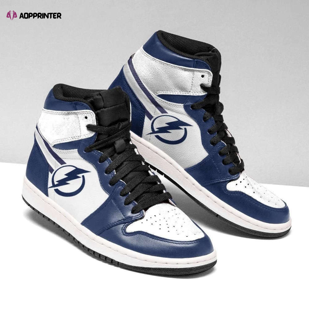 Tampa Bay Lightning Nhl Air Jordan Sneakers Team Custom Design Shoes Sport Eachstep Gift For Men And Women