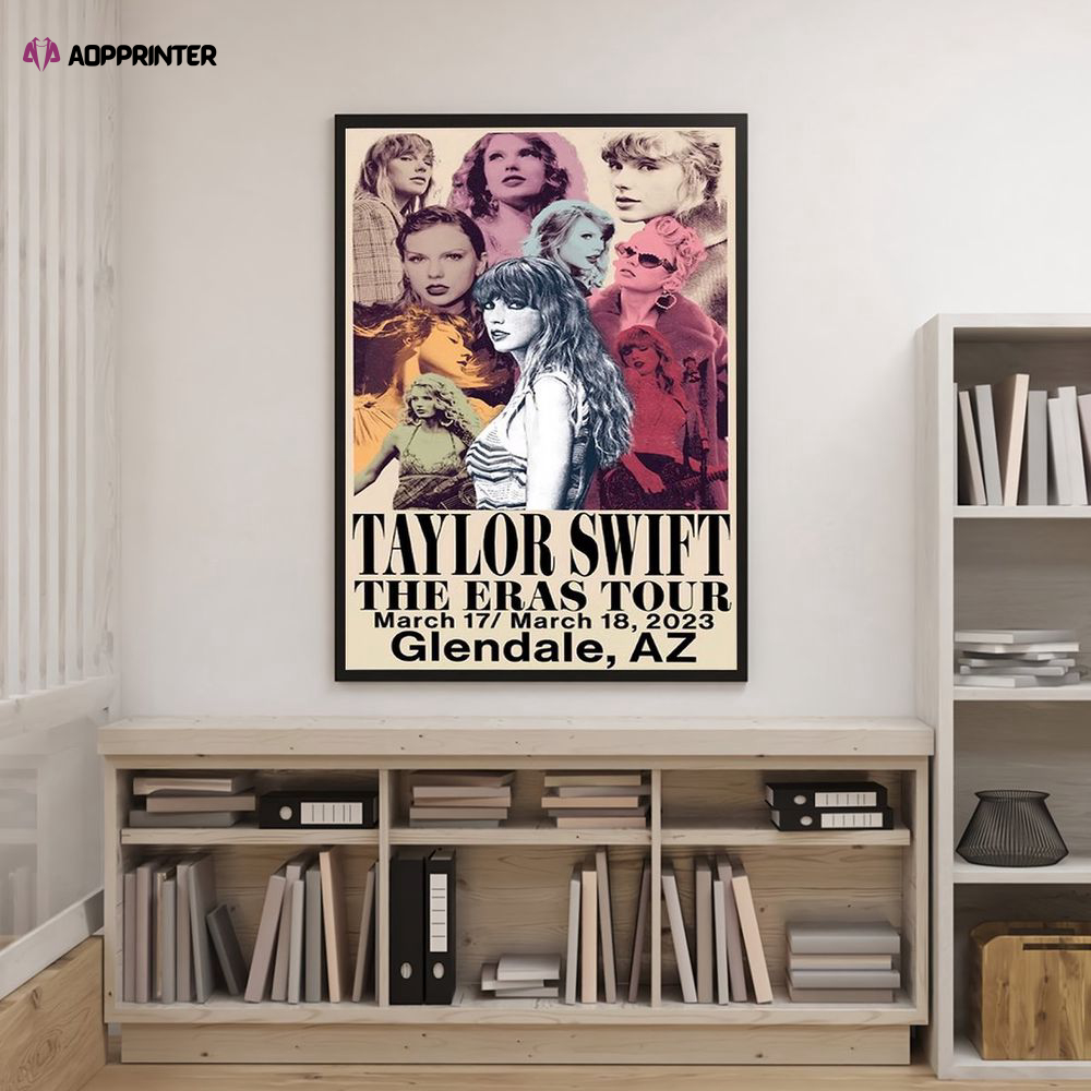 Taylor Eras Tour Custom City and Date Poster – Taylor Vintage 2023 Concert Poster Merch