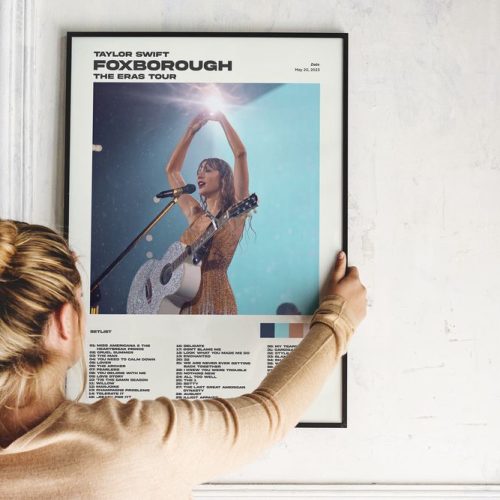 Taylor Foxborough, MA Night 2 The Eras Tour Setlist Poster – Concert Poster – Gift For Home Decoration