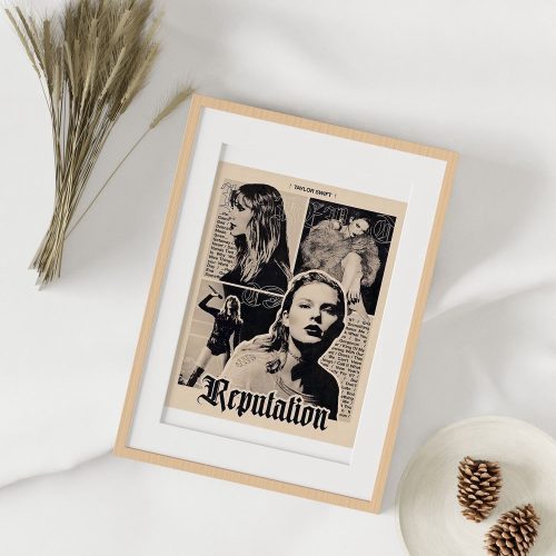 Taylor Reputation Album Poster –  Vintage Poster – Gift For Home Decoration