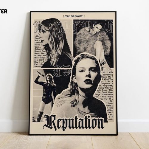 Taylor Reputation Album Poster –  Vintage Poster – Gift For Home Decoration