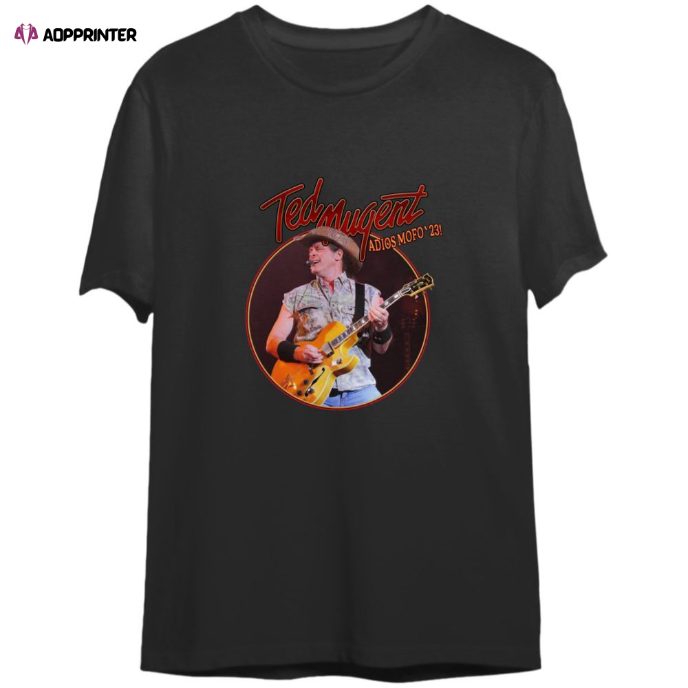 Ted Nugent Adios Mofo 2023 Tour Shirt, For Men And Women