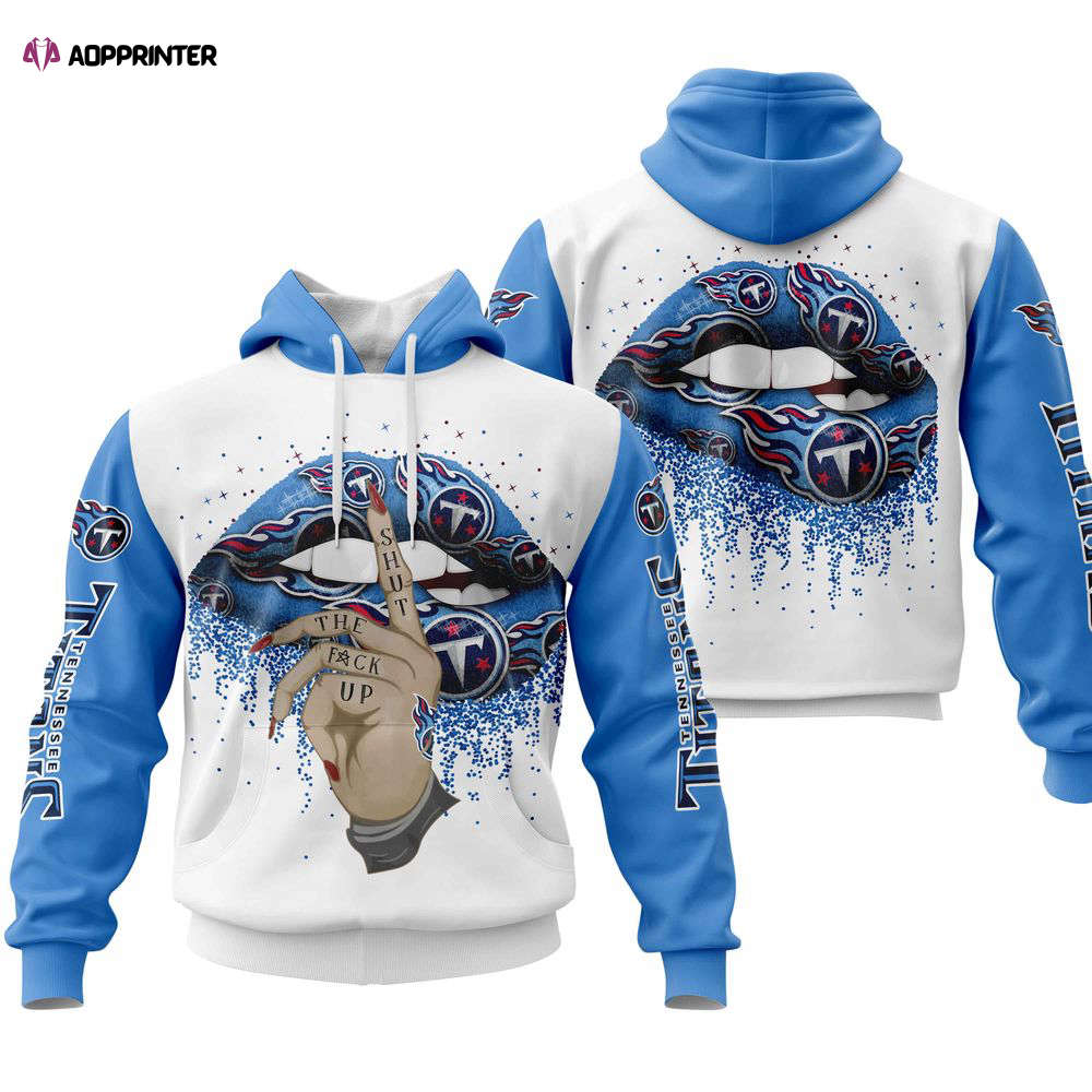 Tennessee Titans Lips Hoodie, Gift For Men And Women
