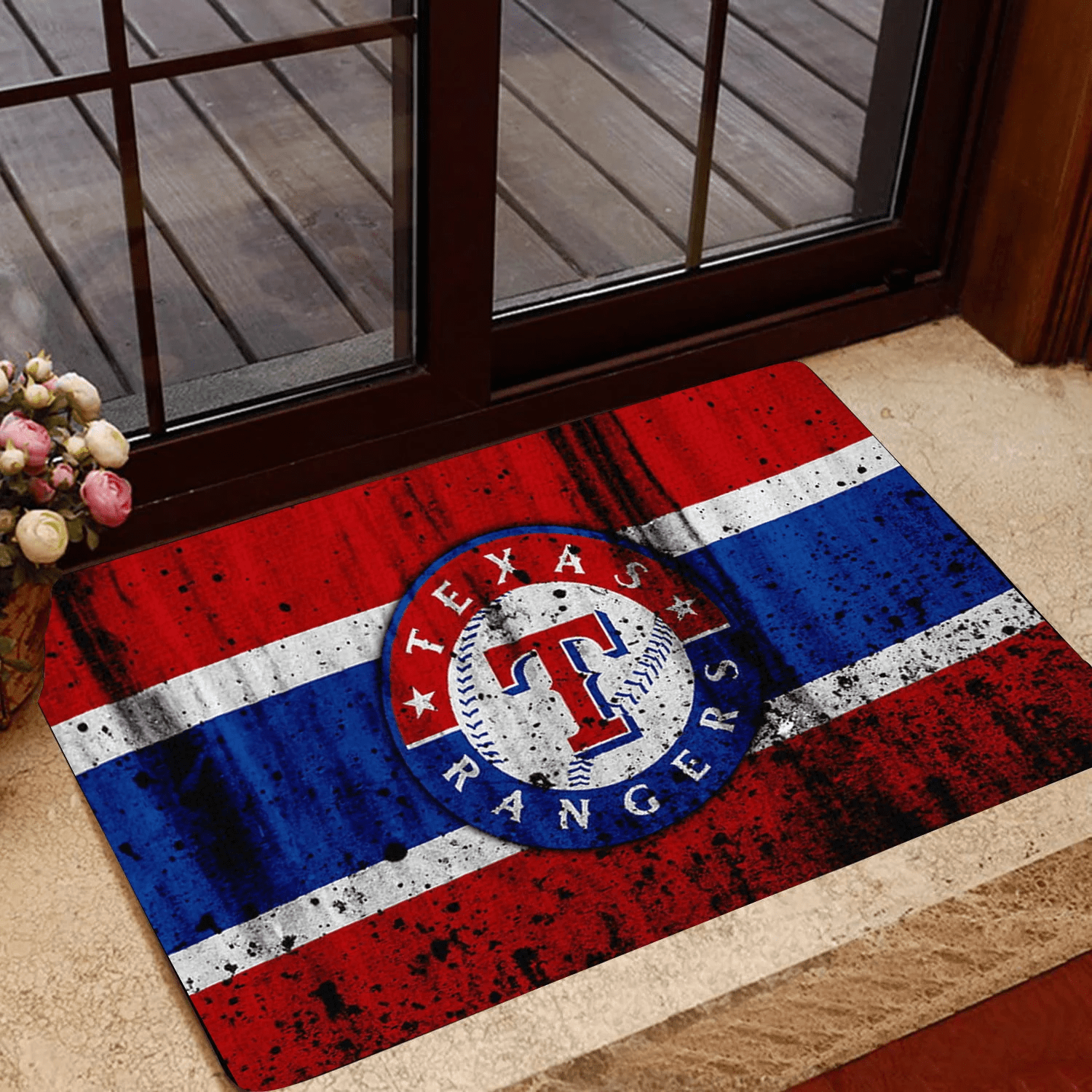 Texas Rangers Doormat, Best Gift For Home Decor