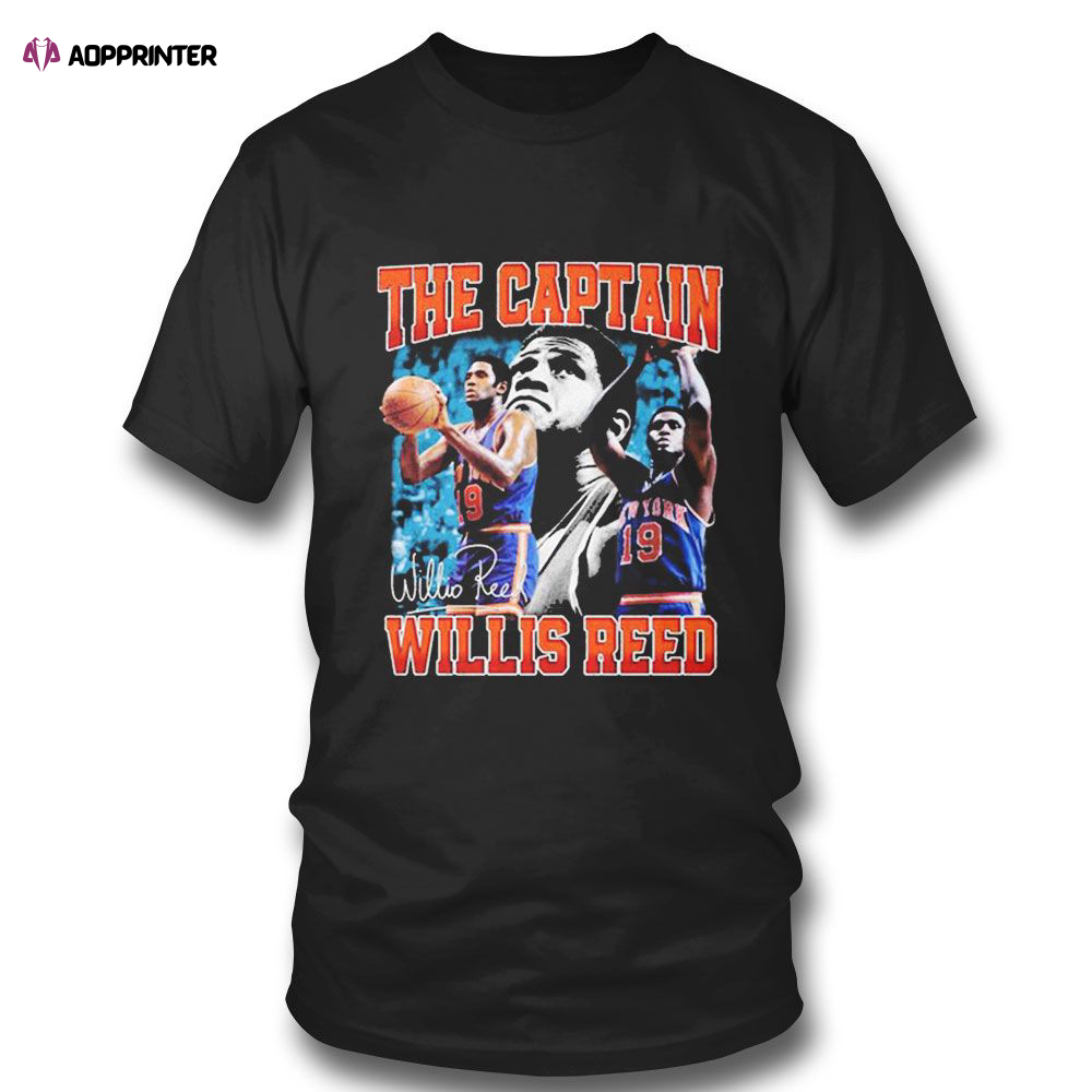 The Captain Willis Reed Legend Nba T-shirt For Fans