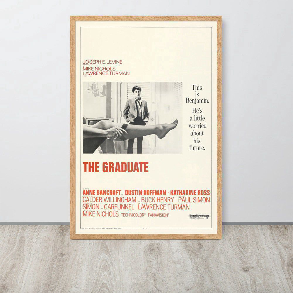 The Graduate (1967) Vintage Movie Poster – Gift For Home Decoration